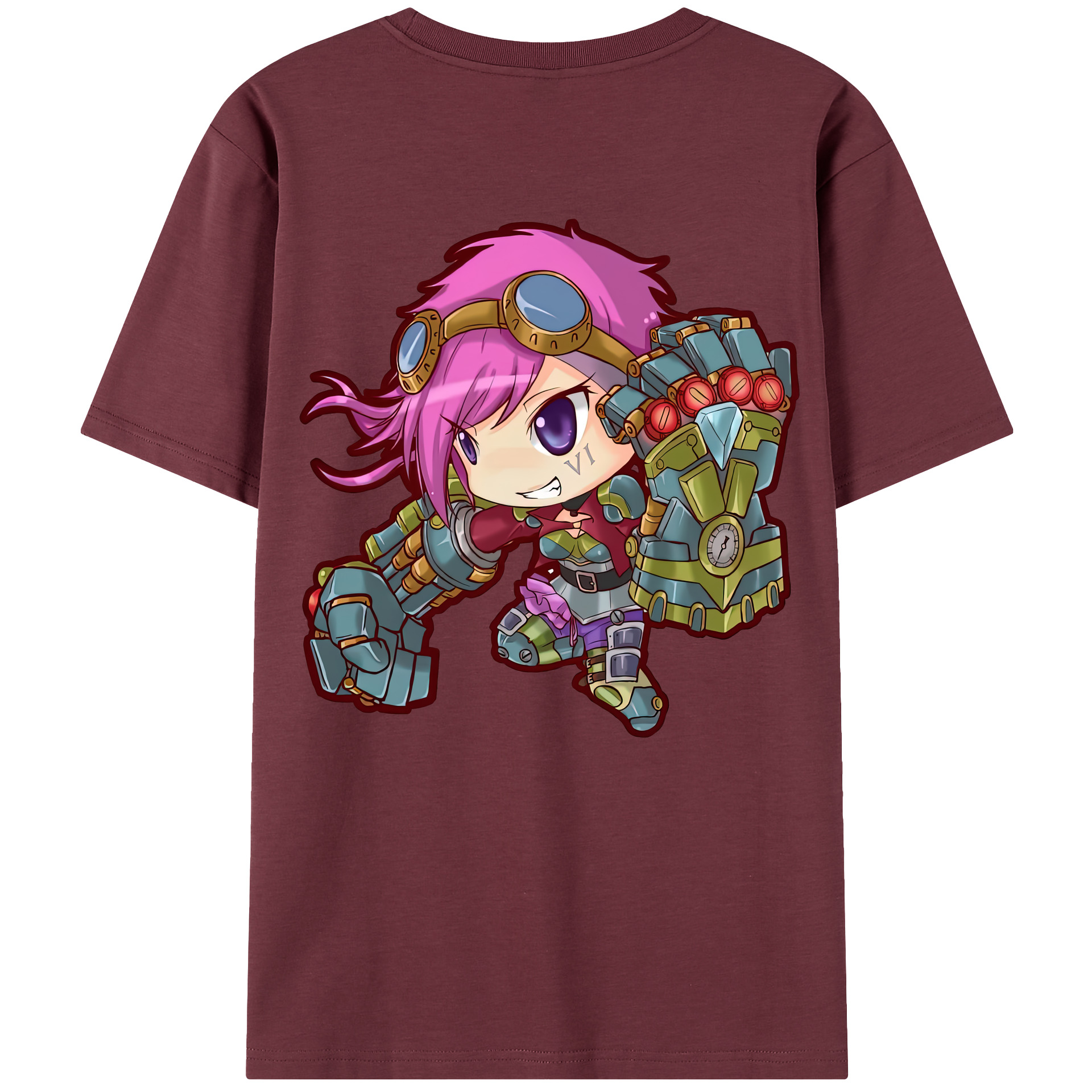 リーグ・オブ・レジェンド League of Legends LOL 綿100％半袖Tシャツ（背面プリント）